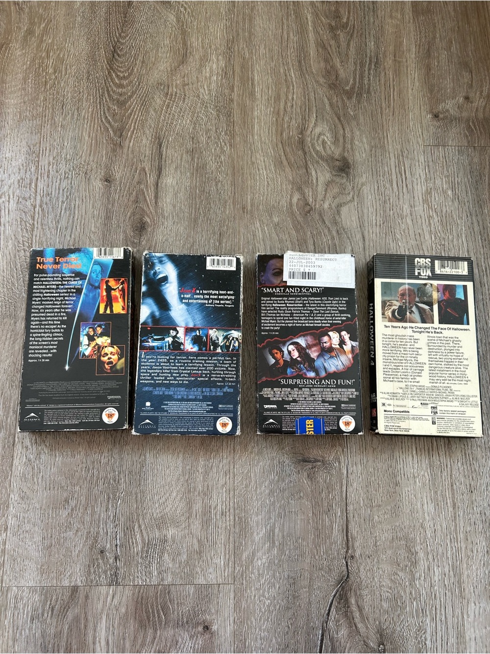 Halloween Horror Michael Myers VHS Tape Lot - Picture 2 of 3